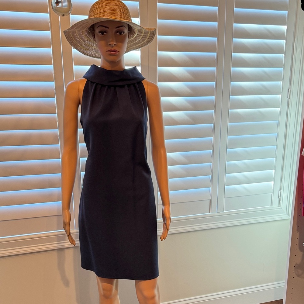 Sail to Sable Navy Sleeveless Mini Dress